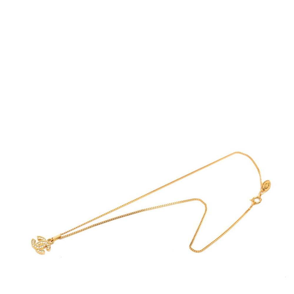 CHANEL Gold Logo Necklace - Picture 2 of 5